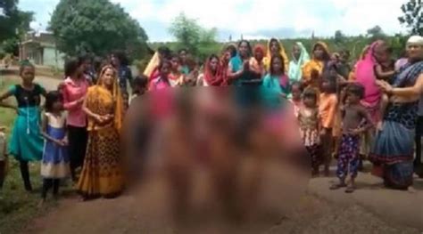 nude indian teen|Madhya Pradesh: Minor girls paraded naked in India rain ritual